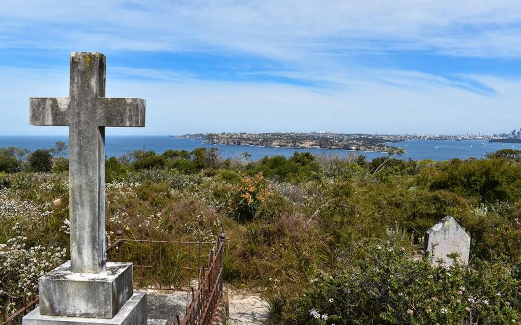 The Third Quarantine Cemetery has some stunning views of South Head