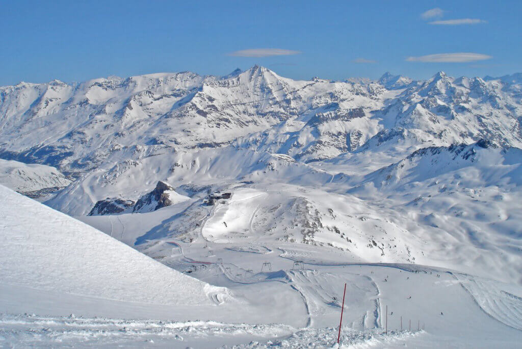 Tignes is one the highest ski resorts in France
