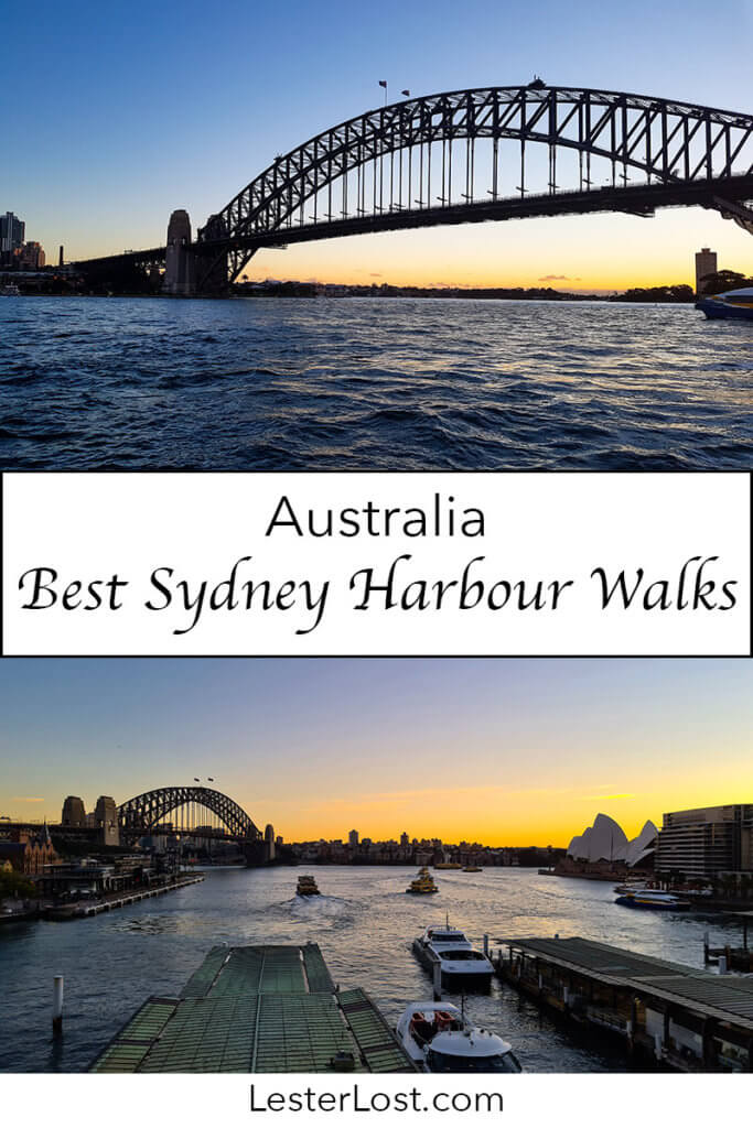 Sydney harbour has some beautiful walks