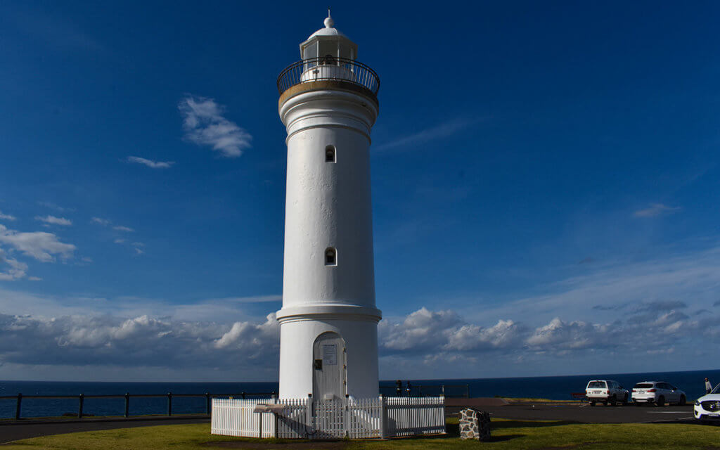 Don't miss the lighthouse when you do the Kiama coastal walk