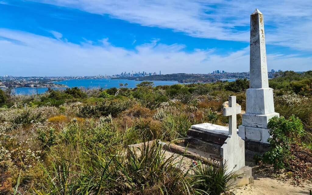 This quarantine cemetery on North Head has the most beautiful view of Sydney Harbour