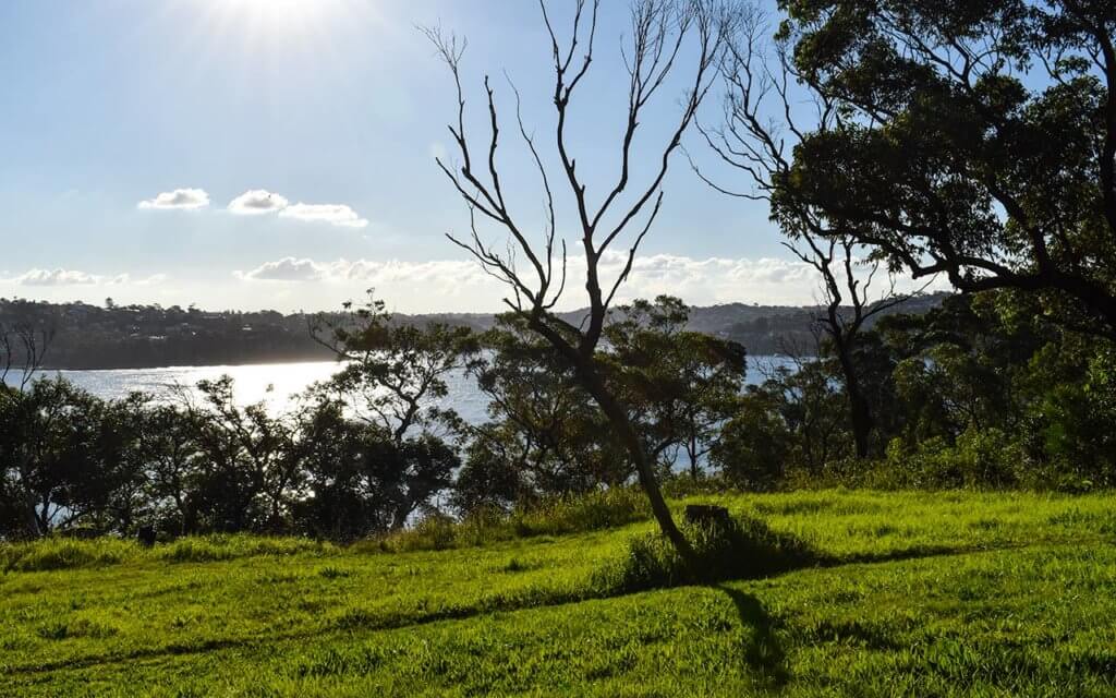 You have some nice views of Balmoral Beach from Middle Head