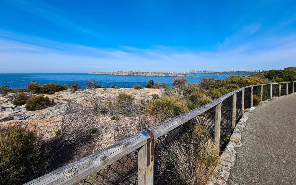 On the North Head to Manly walk, don't miss the city views at the Fairfax lookout