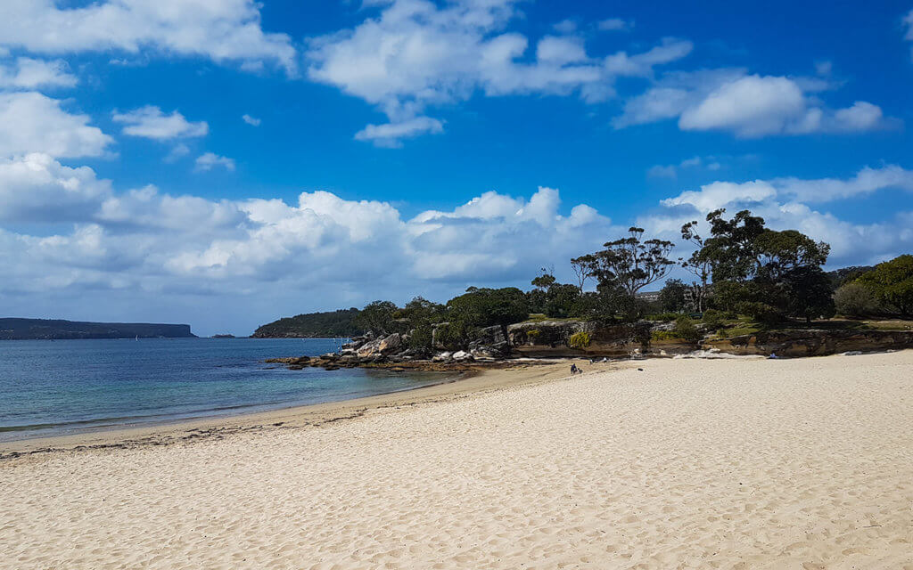 At the end of the walk, Balmoral Beach is perfect for a swim