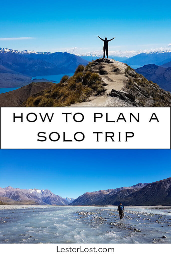 Tips for planning a solo trip